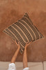 The Nordic Stripe Cushion Cover - Natural Black - 50x50