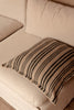 The Nordic Stripe Cushion Cover - Natural Black - 50x50