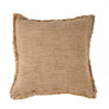 The Sahara Fringe Cushion Cover - Natural Brown - 50x50