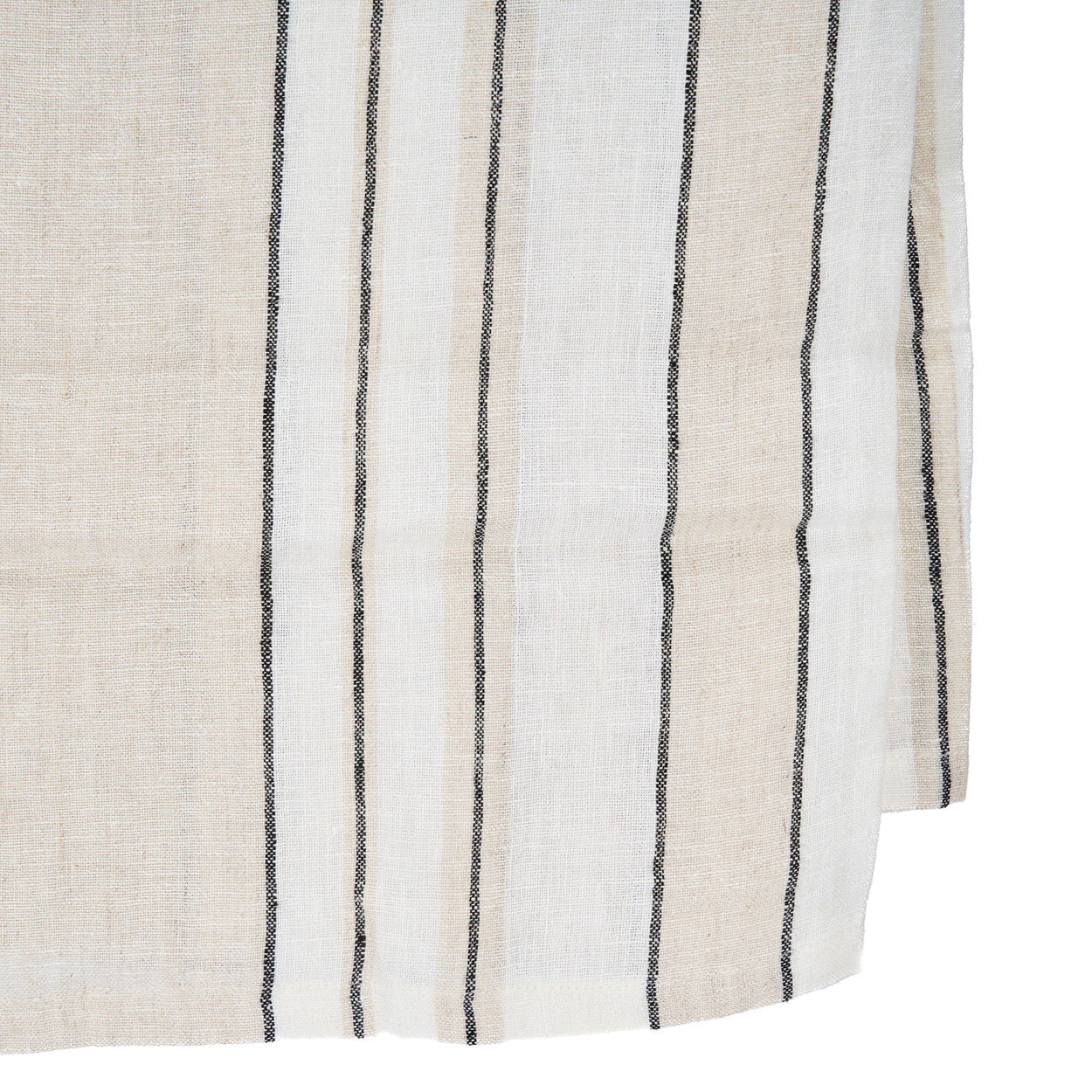 The Tablecloth Provence - Natural Black White - 150 x 250 CM