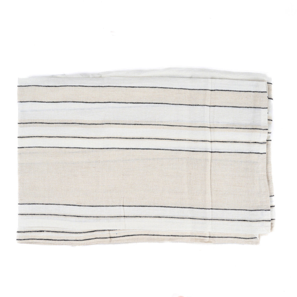 The Tablecloth Provence - Natural Black White - 150 x 250 CM