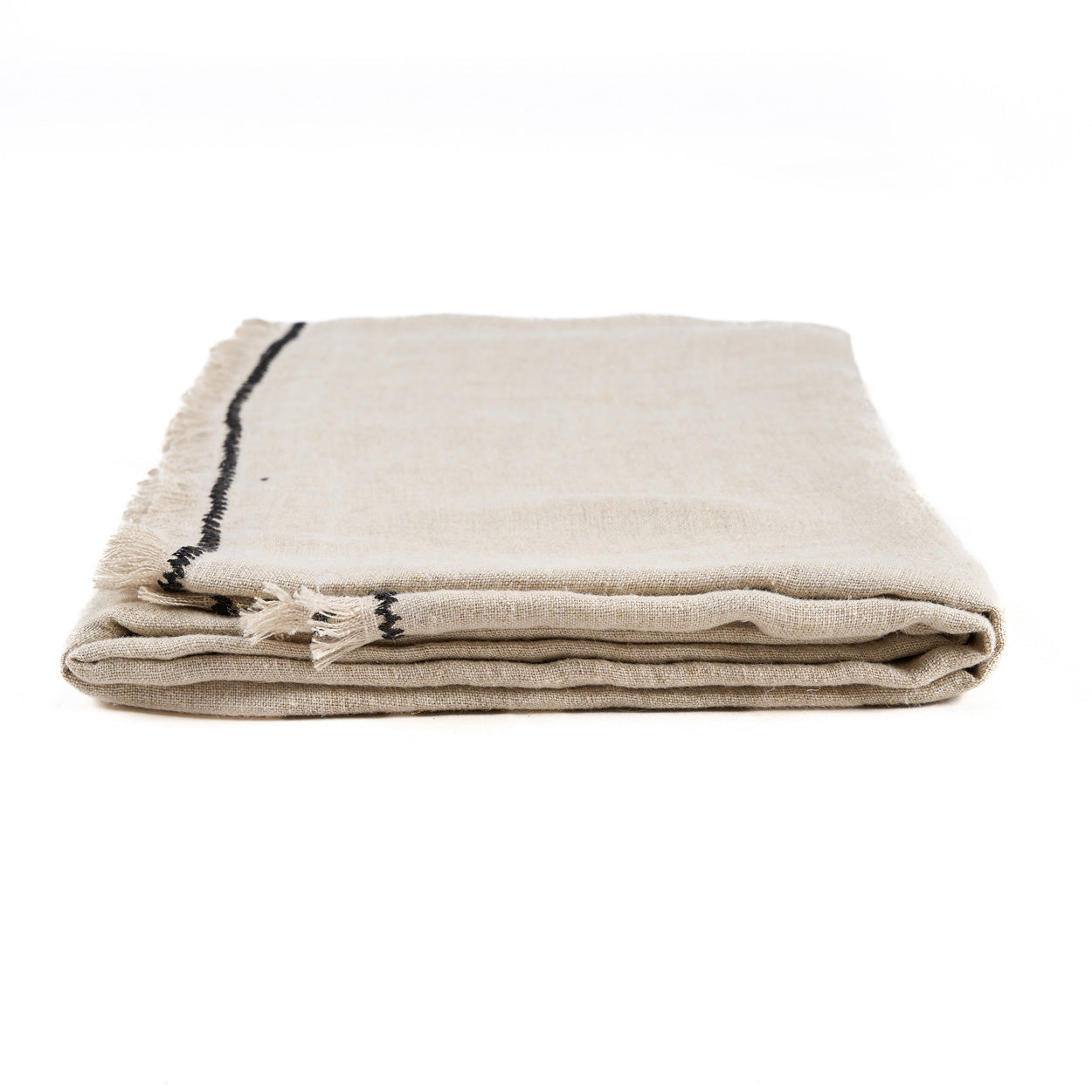 The Tablecloth Tuscany - Natural Black - 150 x 250 CM