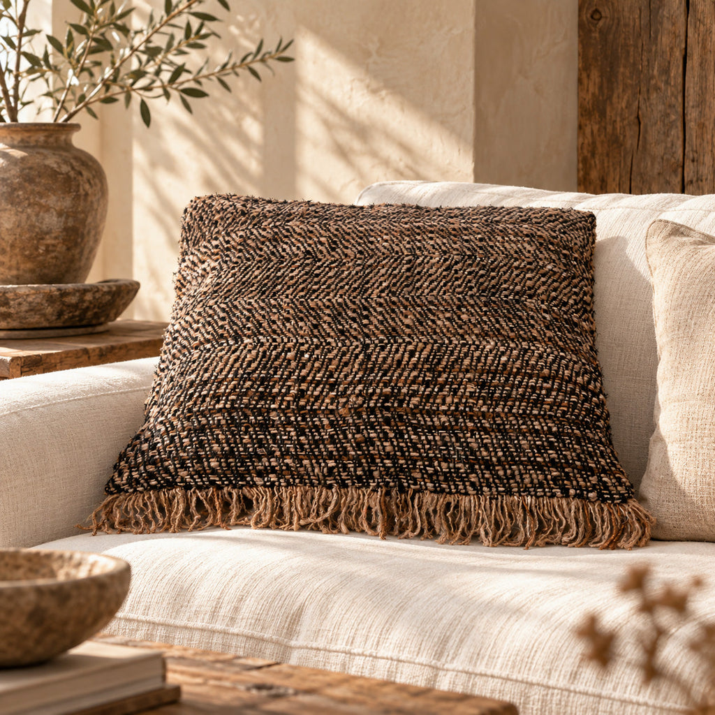 The Oh My Gee Cushion Cover - Black Copper - 60 x 60 cm
