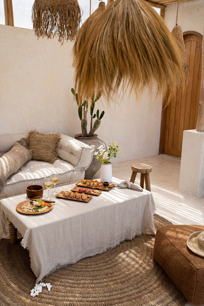 The Tablecloth Linen - Beige - 150 x 250 CM