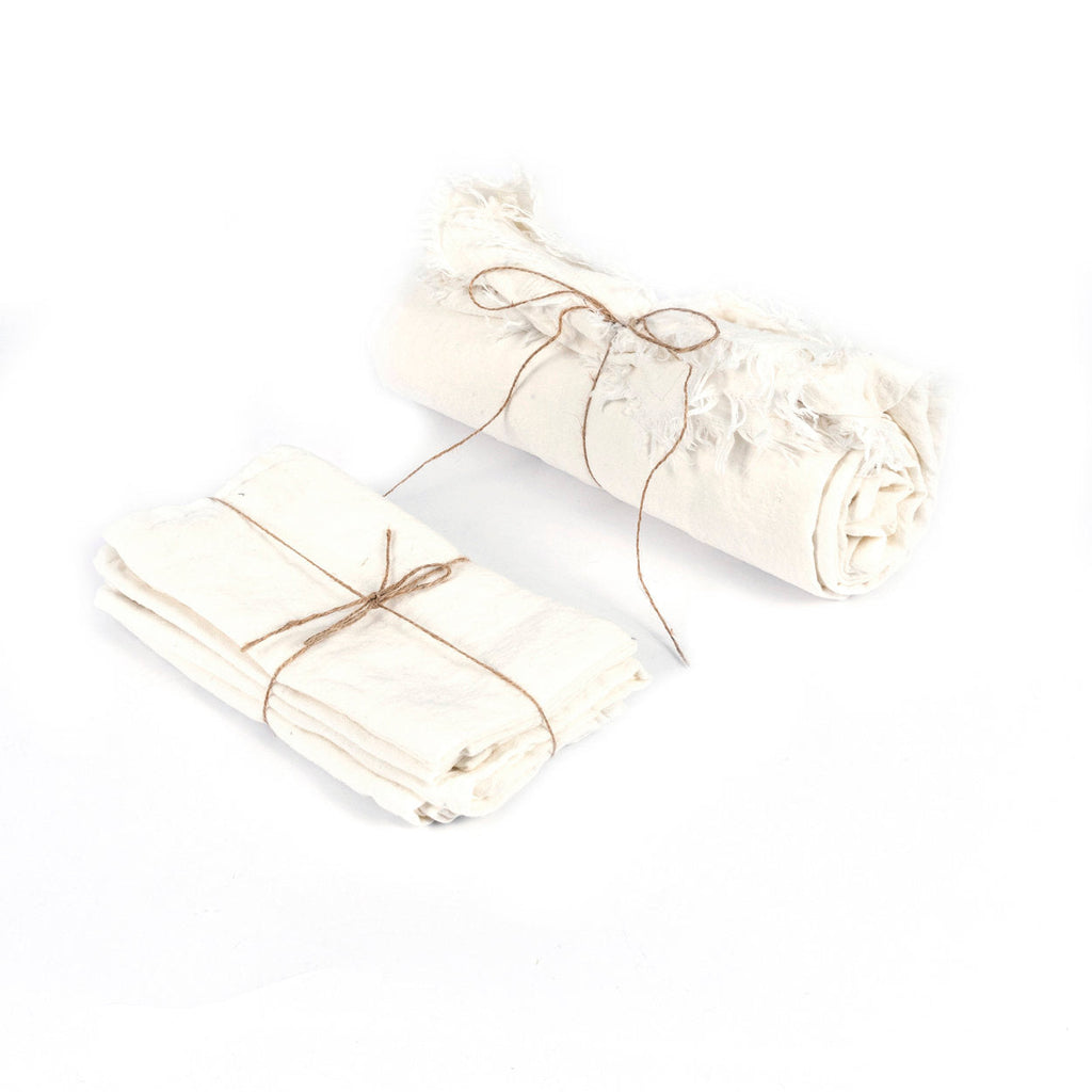 The Tablecloth Linen - White - 150 x 250 CM