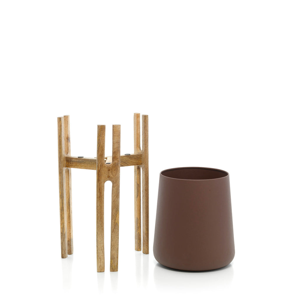 The Forked Root Planter - Natural Brown - H 66 CM