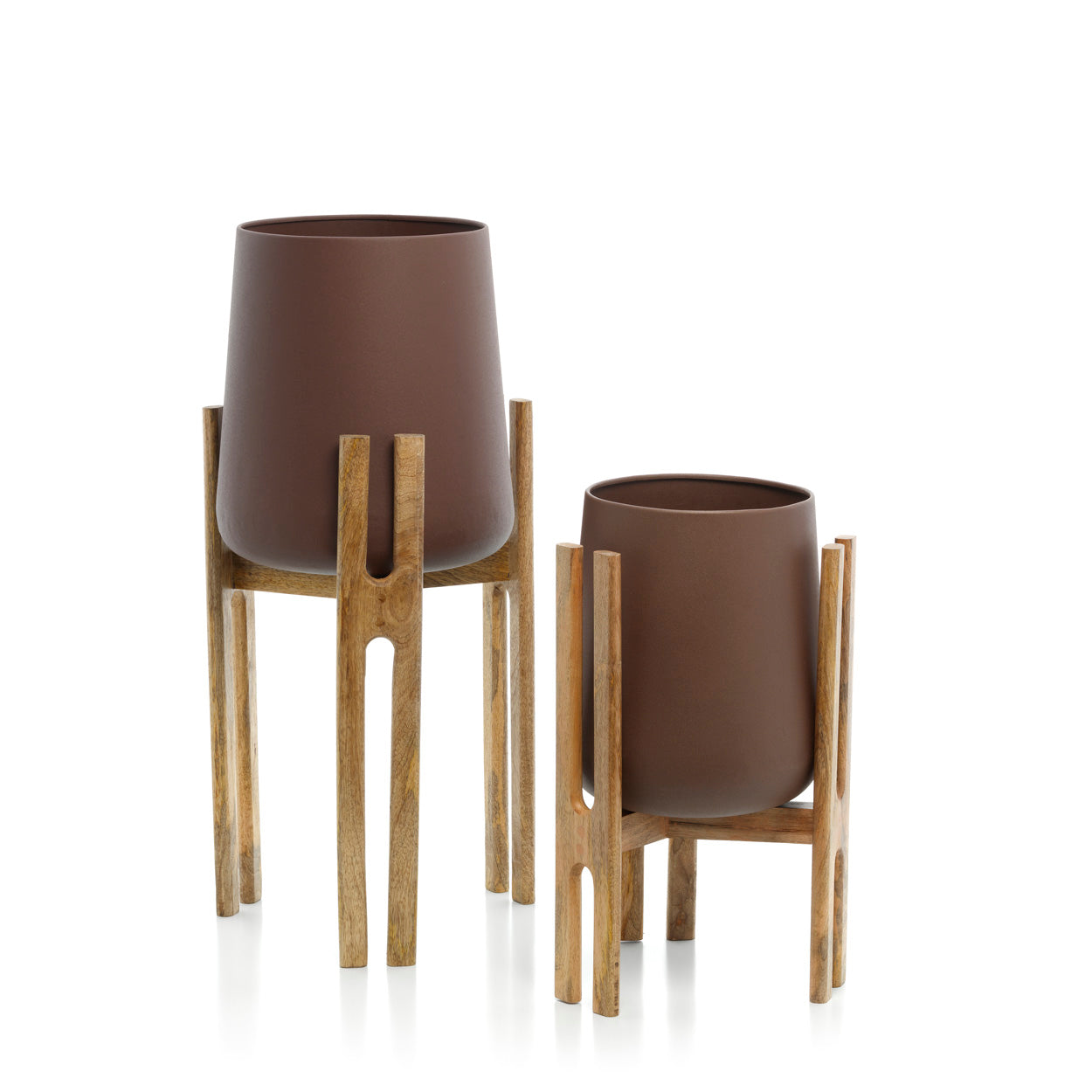 The Forked Root Planter - Natural Brown - H 66 CM