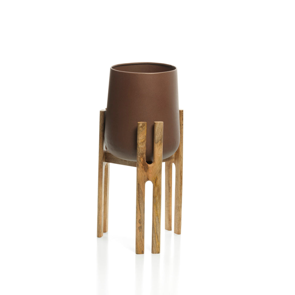 The Forked Root Planter - Natural Brown - H 55 CM