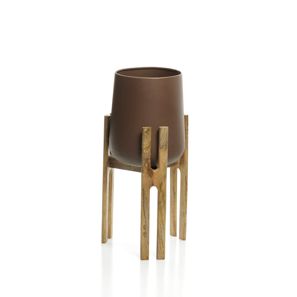 The Forked Root Planter - Natural Brown - H 55 CM