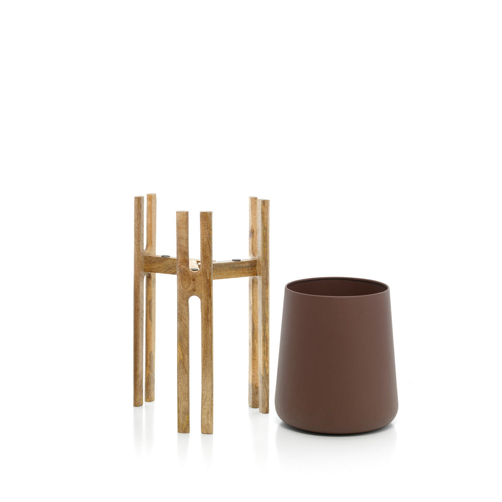 The Forked Root Planter - Natural Brown - H 55 CM