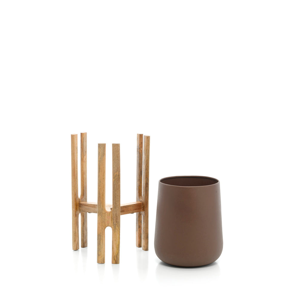 The Forked Root Planter - Natural Brown - H 55 CM