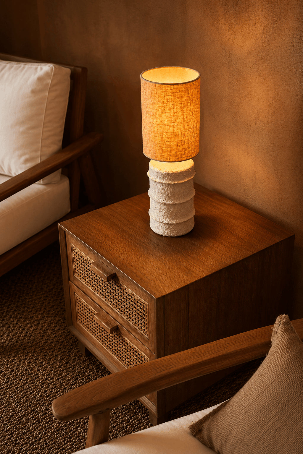 THE CONTOUR TABLE LAMP - WHITE - S