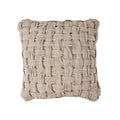 The Linen Crosier Cushion Cover - Natural, 50 x 50 cm