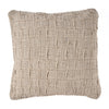 The Linen Damier Cushion Cover - Natural, 50 x 50 cm