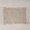 The Linen Threads Cushion Cover - White Natural, 50 x 50 cm