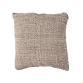 The Linen Grain Cushion Cover - Natural Black, 50 x 50 cm