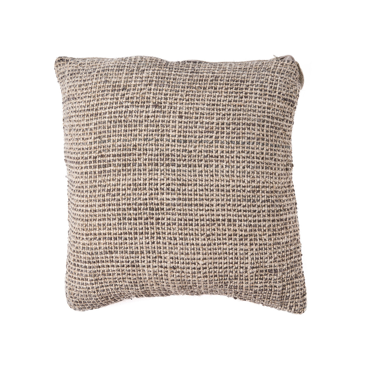 The Linen Grain Cushion Cover - Natural Black, 50 x 50 cm