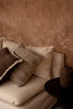 The Linen Grain Cushion Cover - Natural Black, 50 x 50 cm