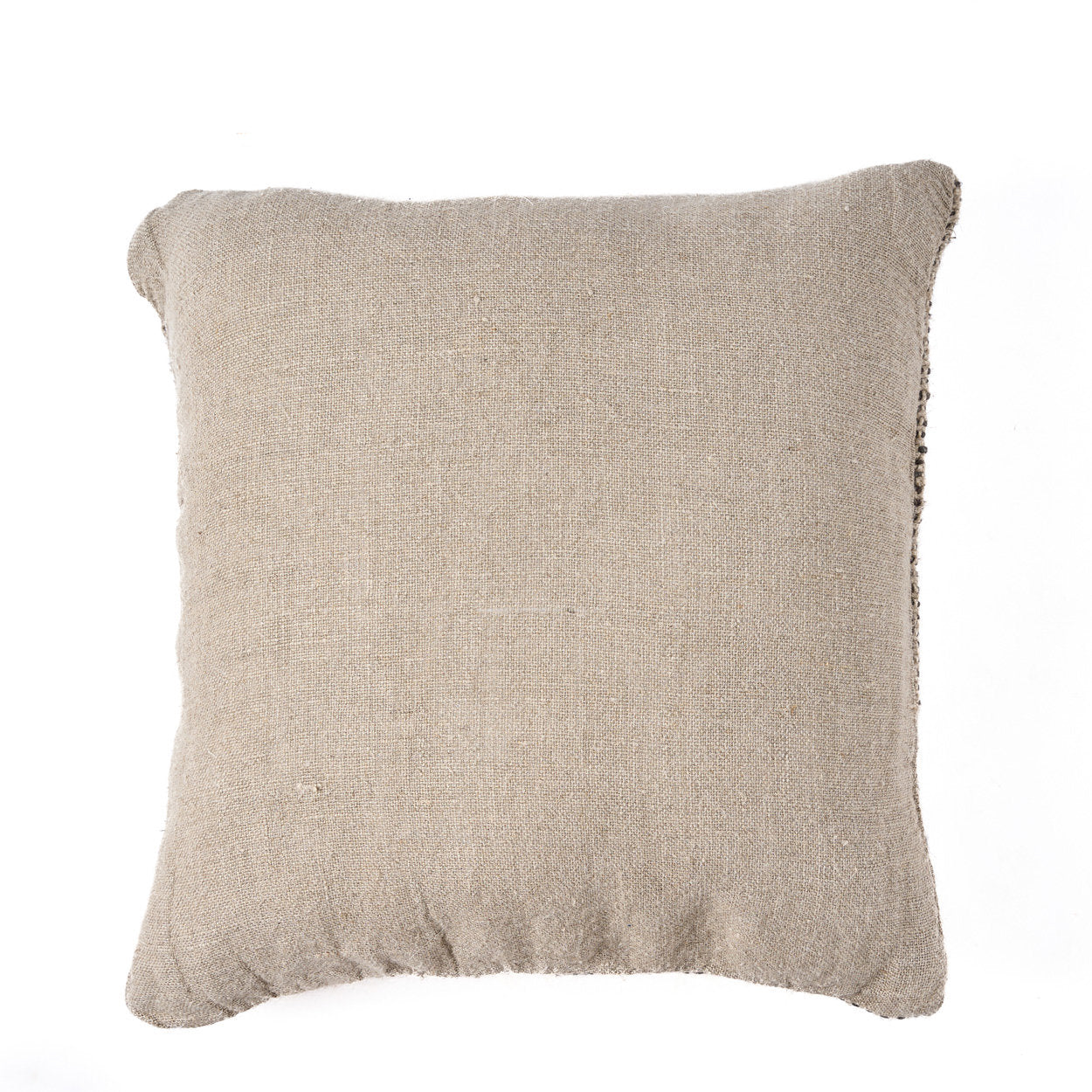 The Linen Grain Cushion Cover - Natural Black, 50 x 50 cm