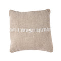 The Linen Stitch Cushion Cover - Natural White, 50 x 50 cm