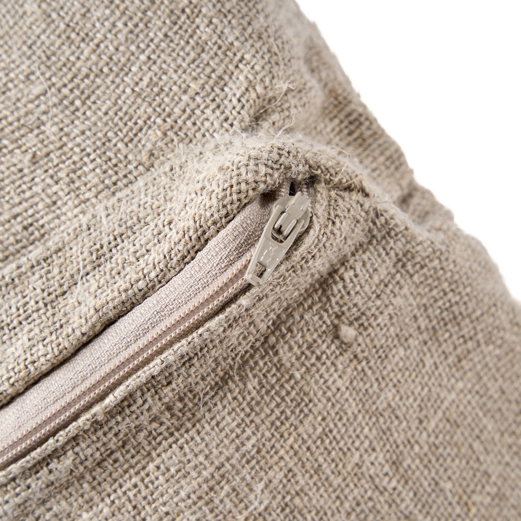 The Linen Stitch Cushion Cover - Natural White, 50 x 50 cm