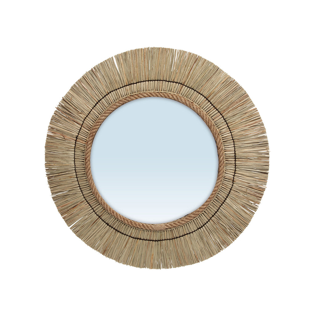 St Barth Mirror - Natural- Ø 65 cm