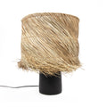 The Pandan Table Lamp - Black Natural