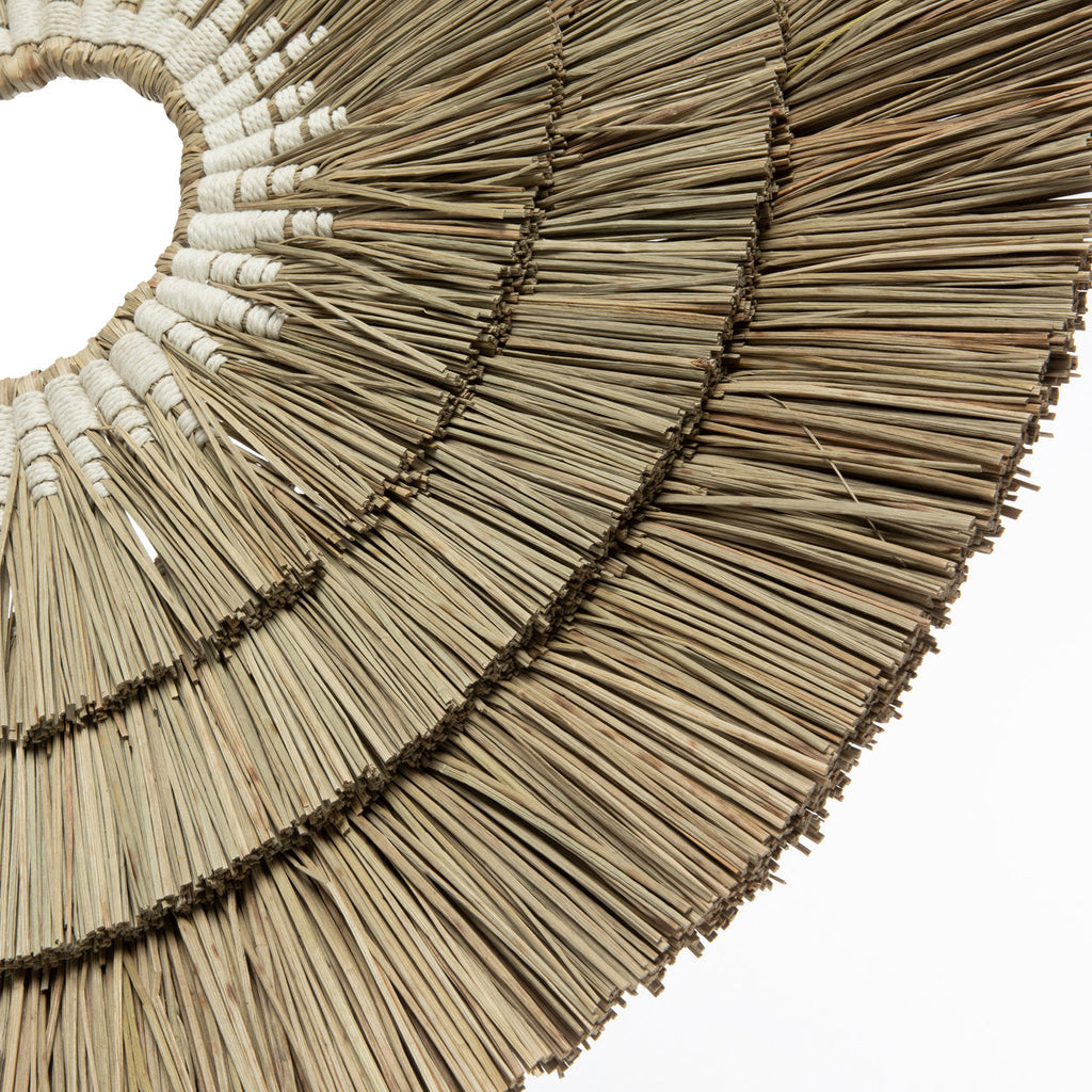 Mengdong Wall Deco - Natural White, Ø 75 cm
