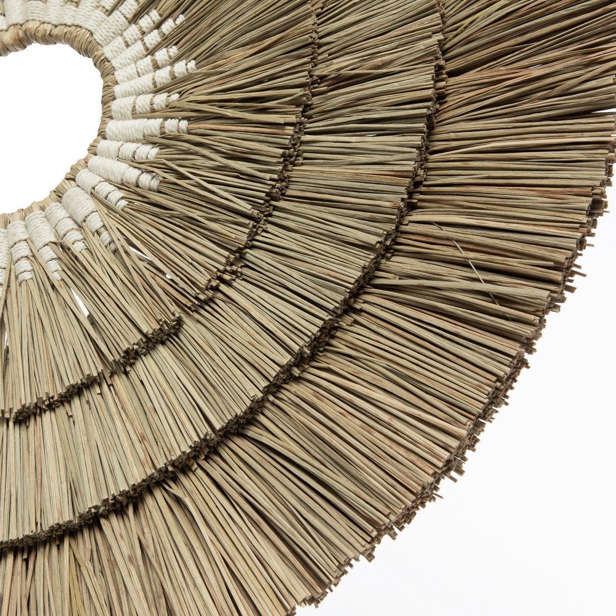 Mengdong Wall Deco - Natural White, Ø 75 cm