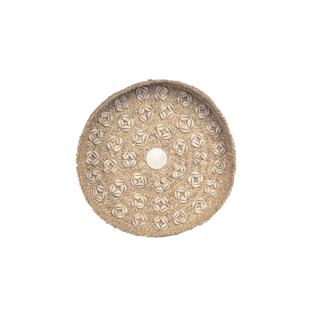 Caribe Shell Plate - Natural White - Ø 42 cm