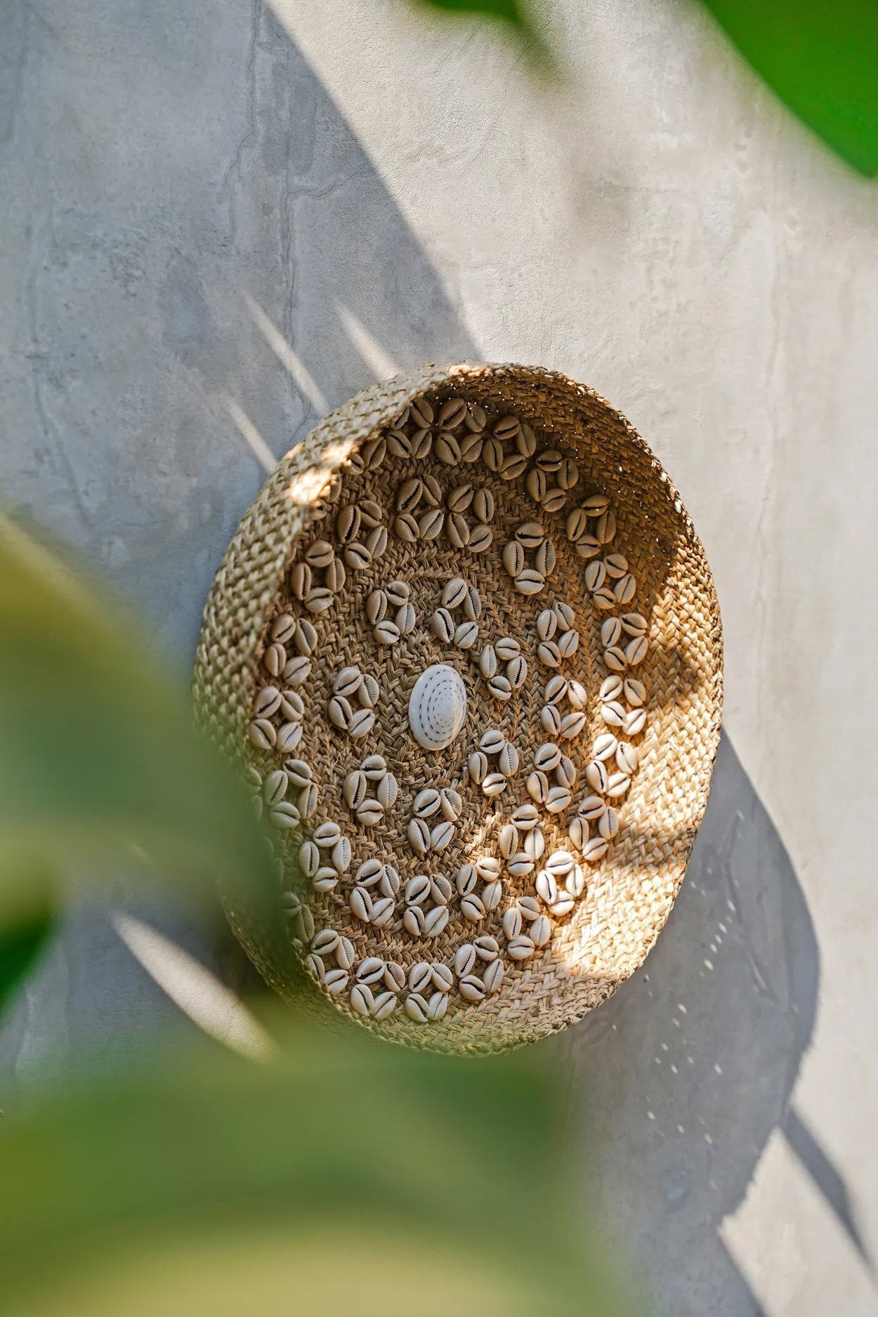 Caribe Shell Plate - Natural White - Ø 42 cm