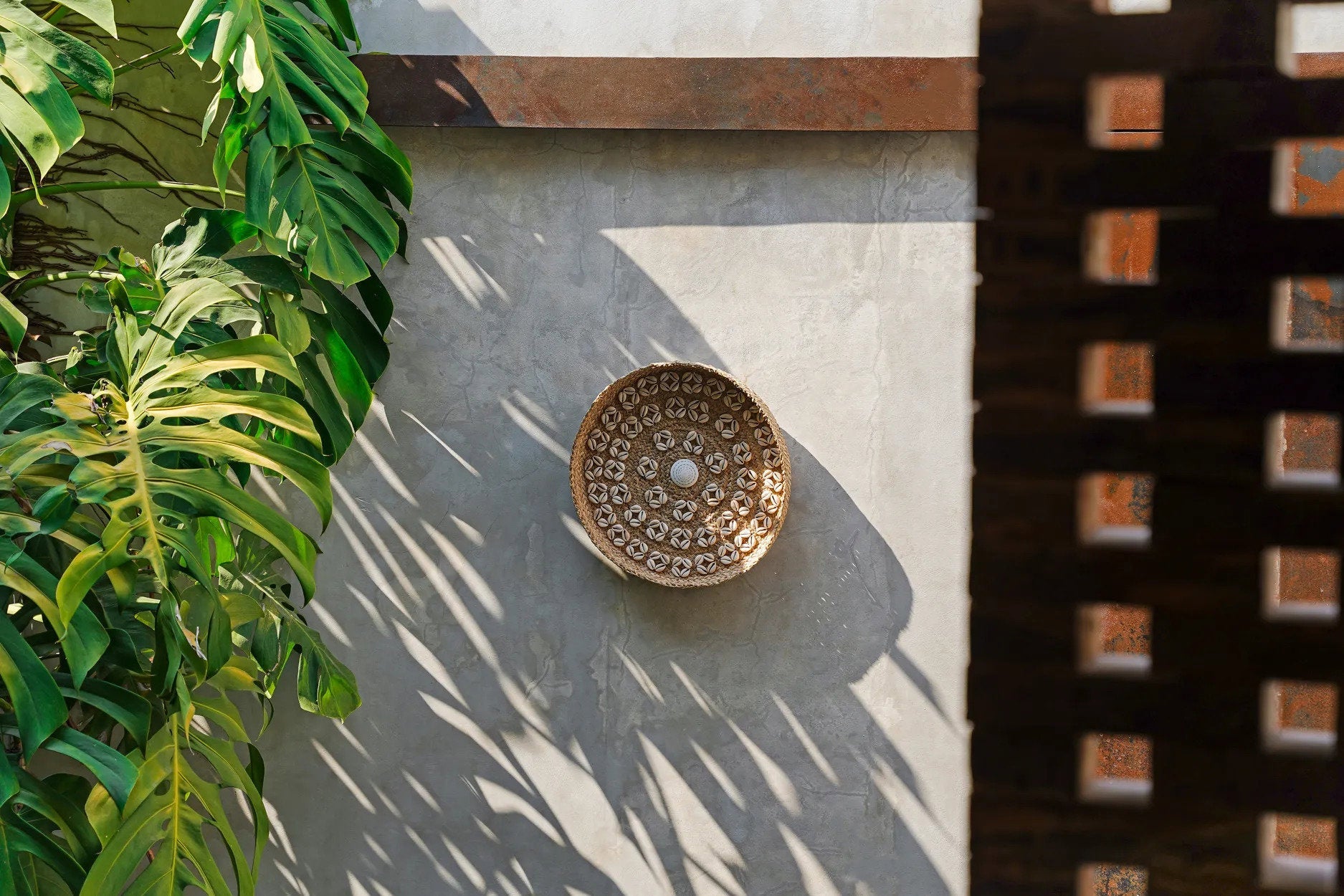 Caribe Shell Plate - Natural White - Ø 42 cm