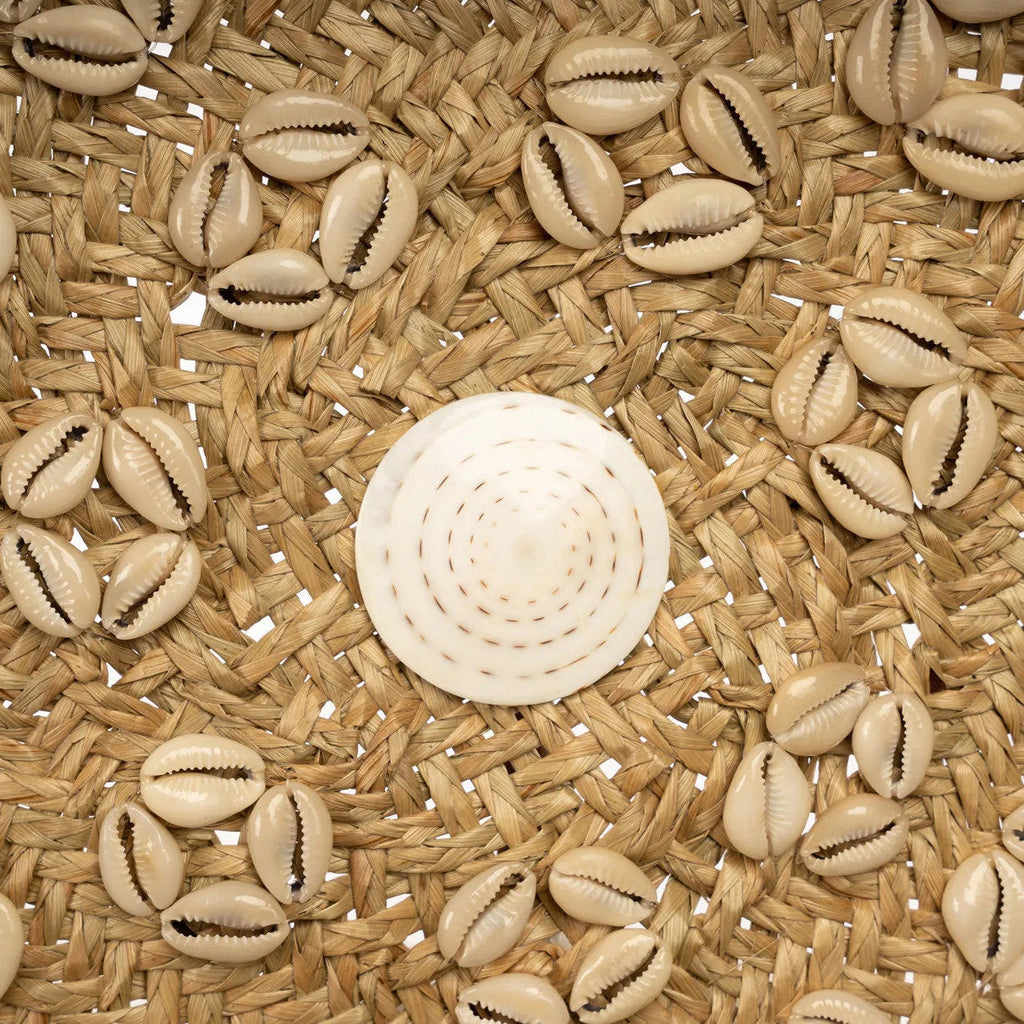 Caribe Shell Plate - Natural White - Ø 42 cm