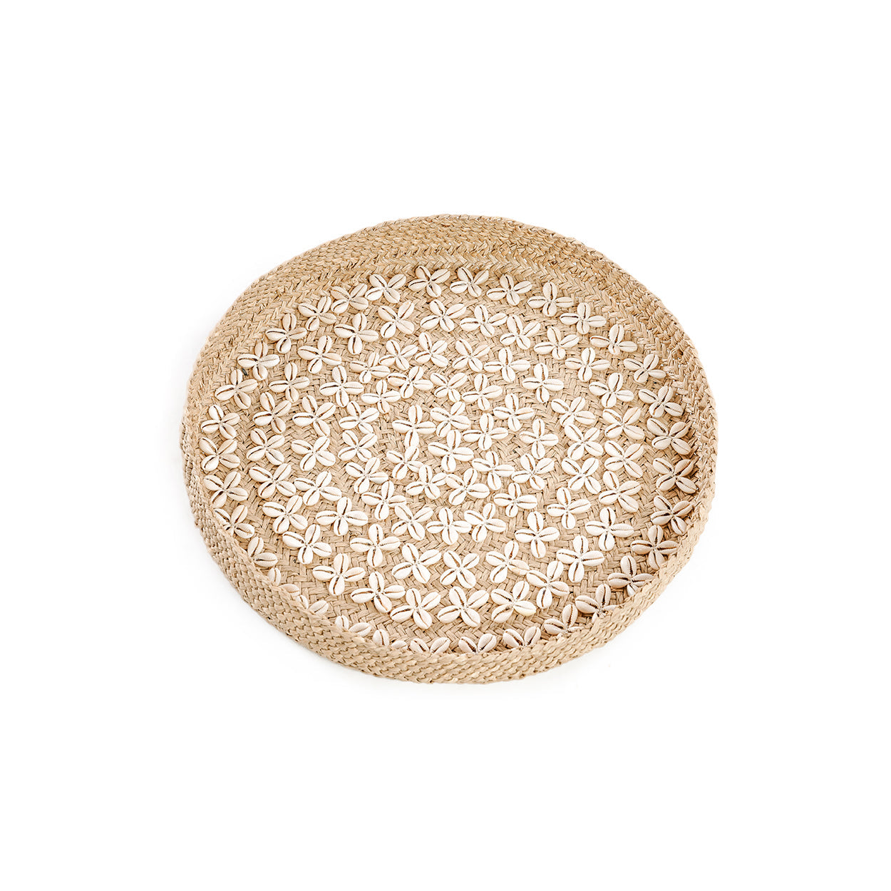 The Costa Shell Plate - Natural White - Ø 42 cm