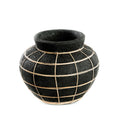 The Belly Vase - Black Natural - M