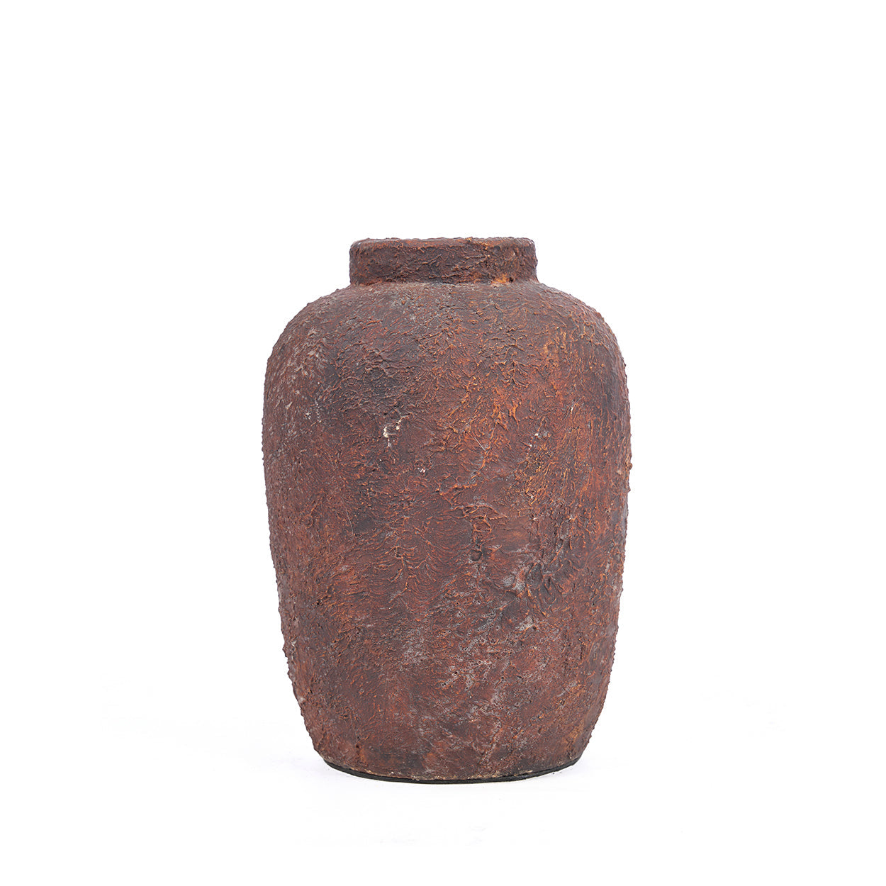 The Clay Echo Vase - Burgundy - H 20 CM