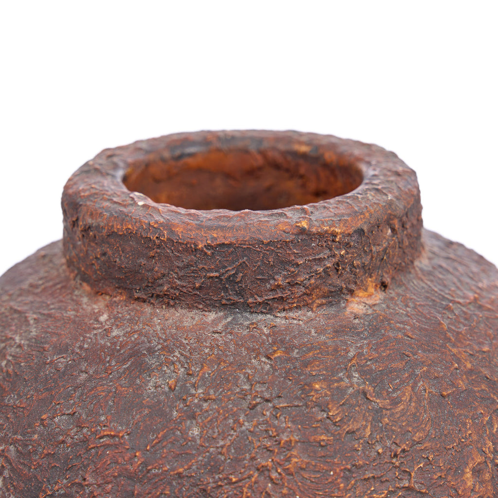 The Clay Echo Vase - Burgundy - H 20 CM