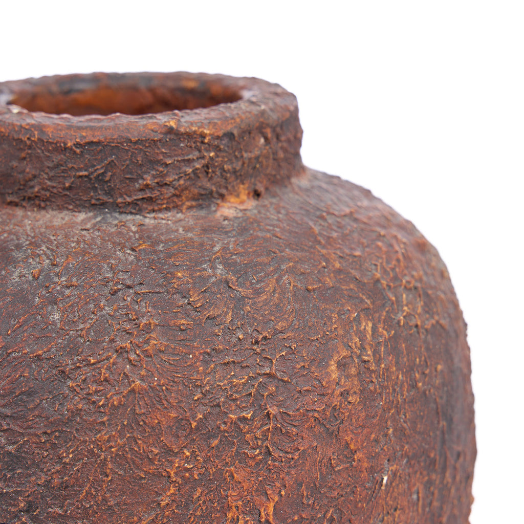 The Clay Echo Vase - Burgundy - H 20 CM