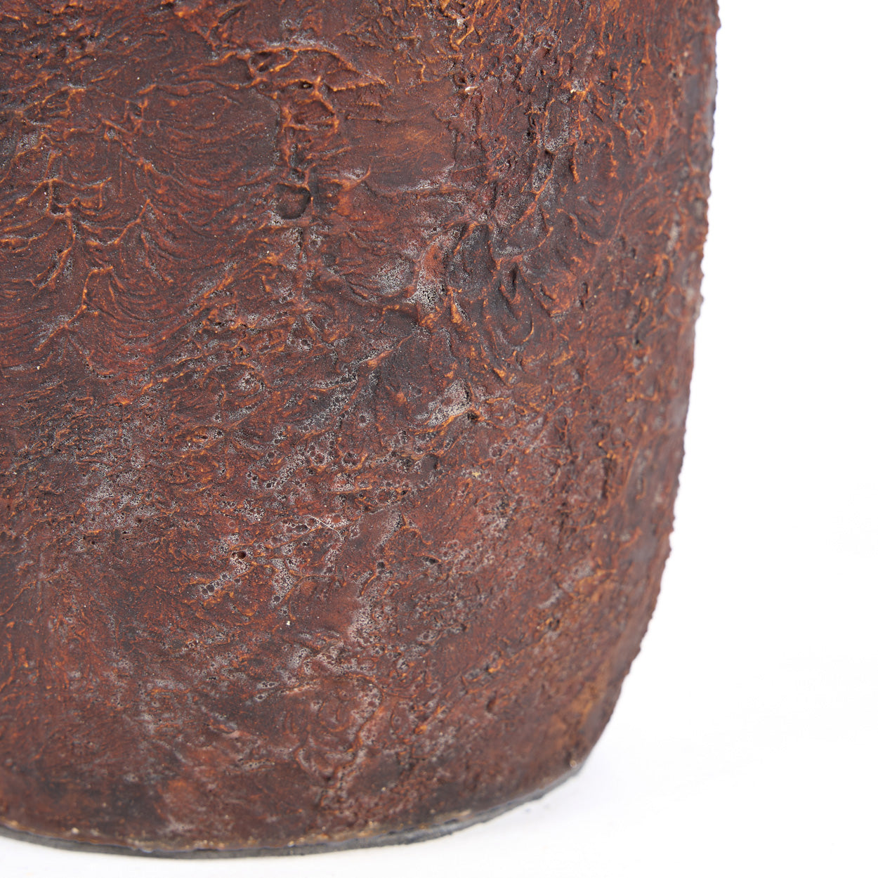 The Clay Echo Vase - Burgundy - H 20 CM