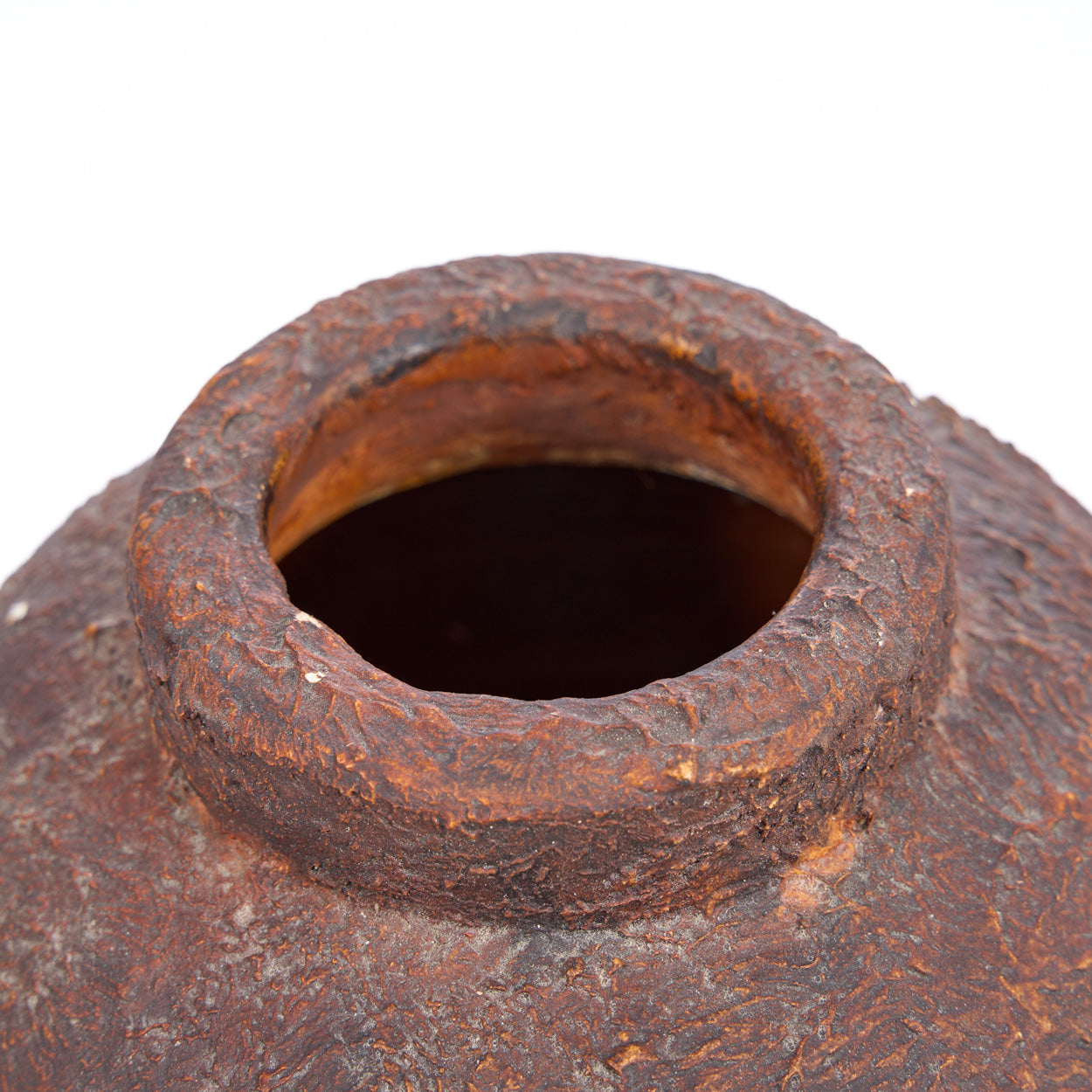 The Clay Echo Vase - Burgundy - H 20 CM