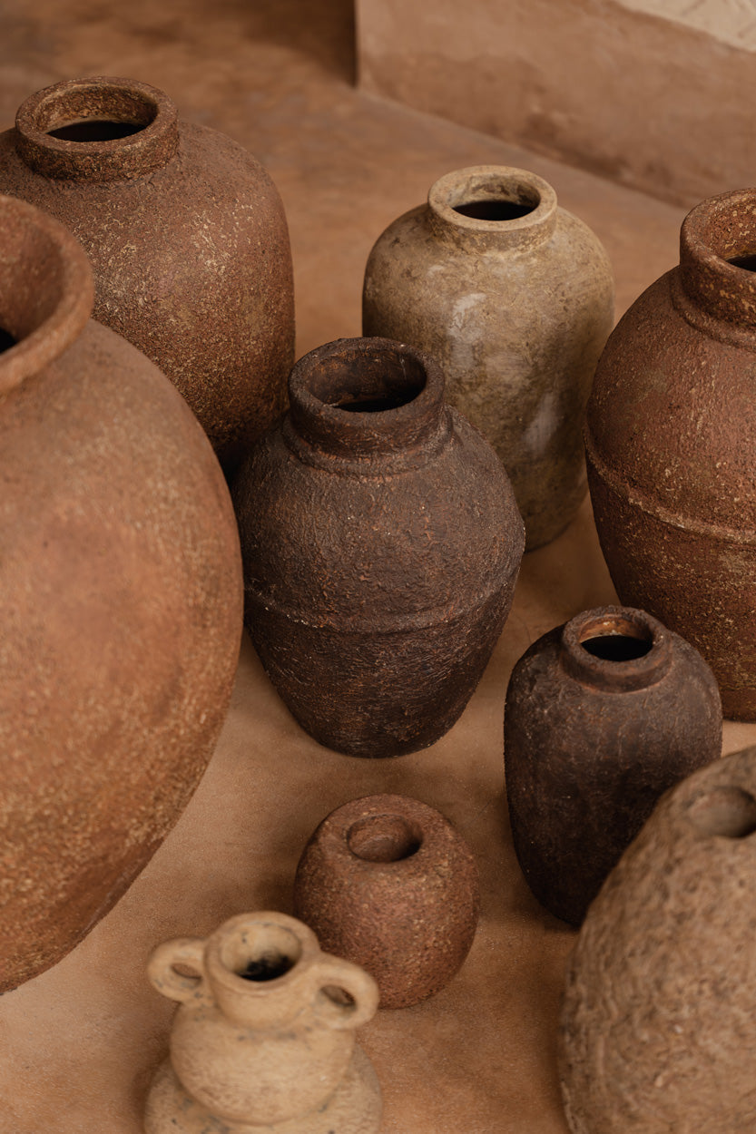 The Clay Echo Vase - Cream - H 30 CM