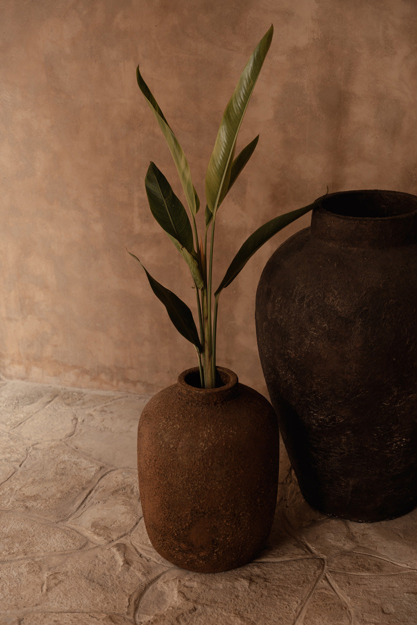 The Clay Echo Vase - Terracotta - H 40 CM