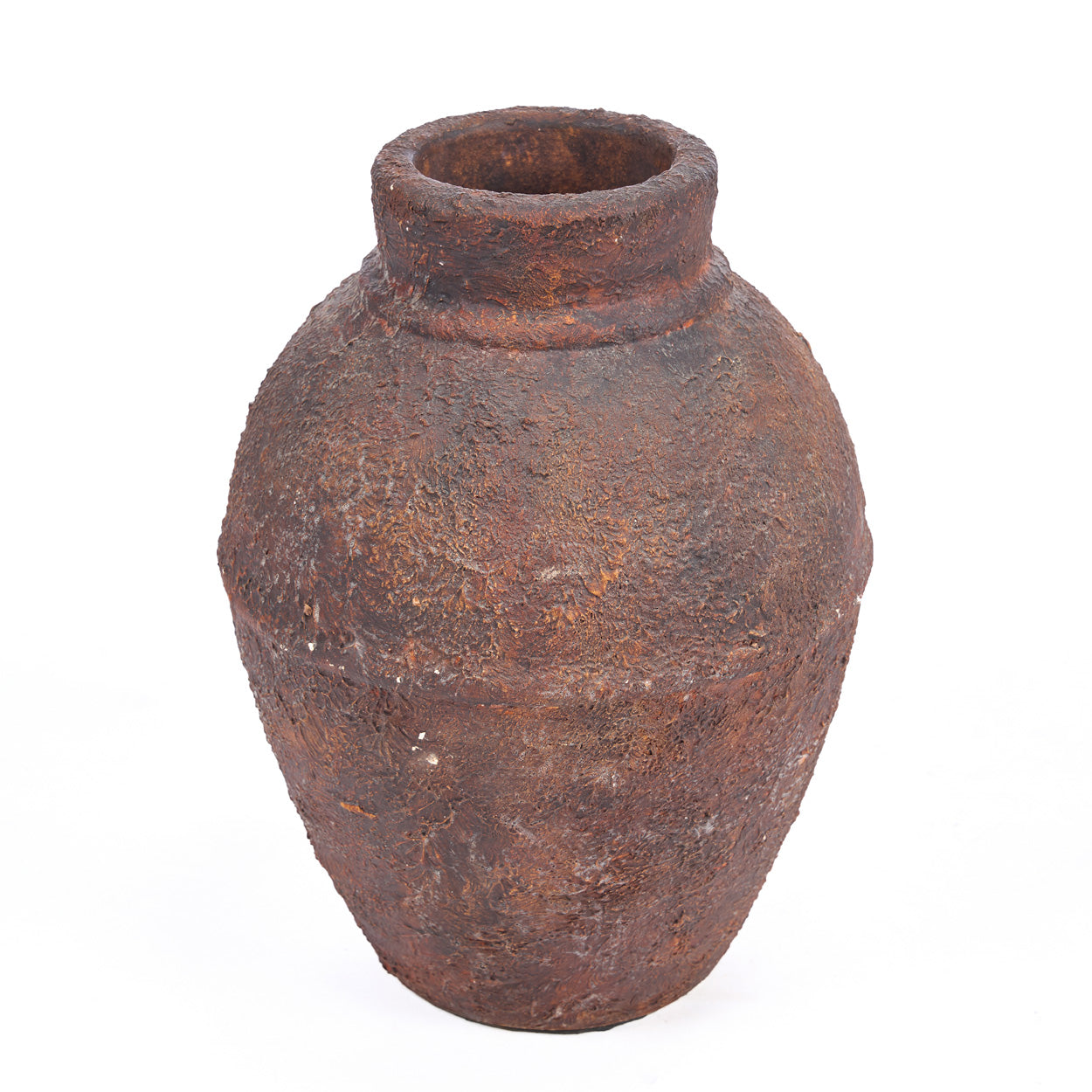 The Amphora Rustica Vase - Burgundy - H 30 CM