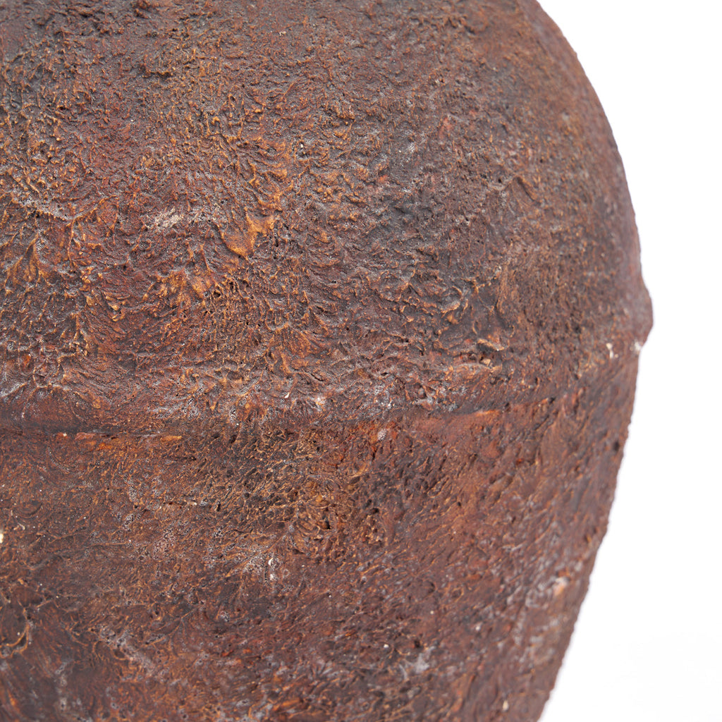 The Amphora Rustica Vase - Burgundy - H 30 CM