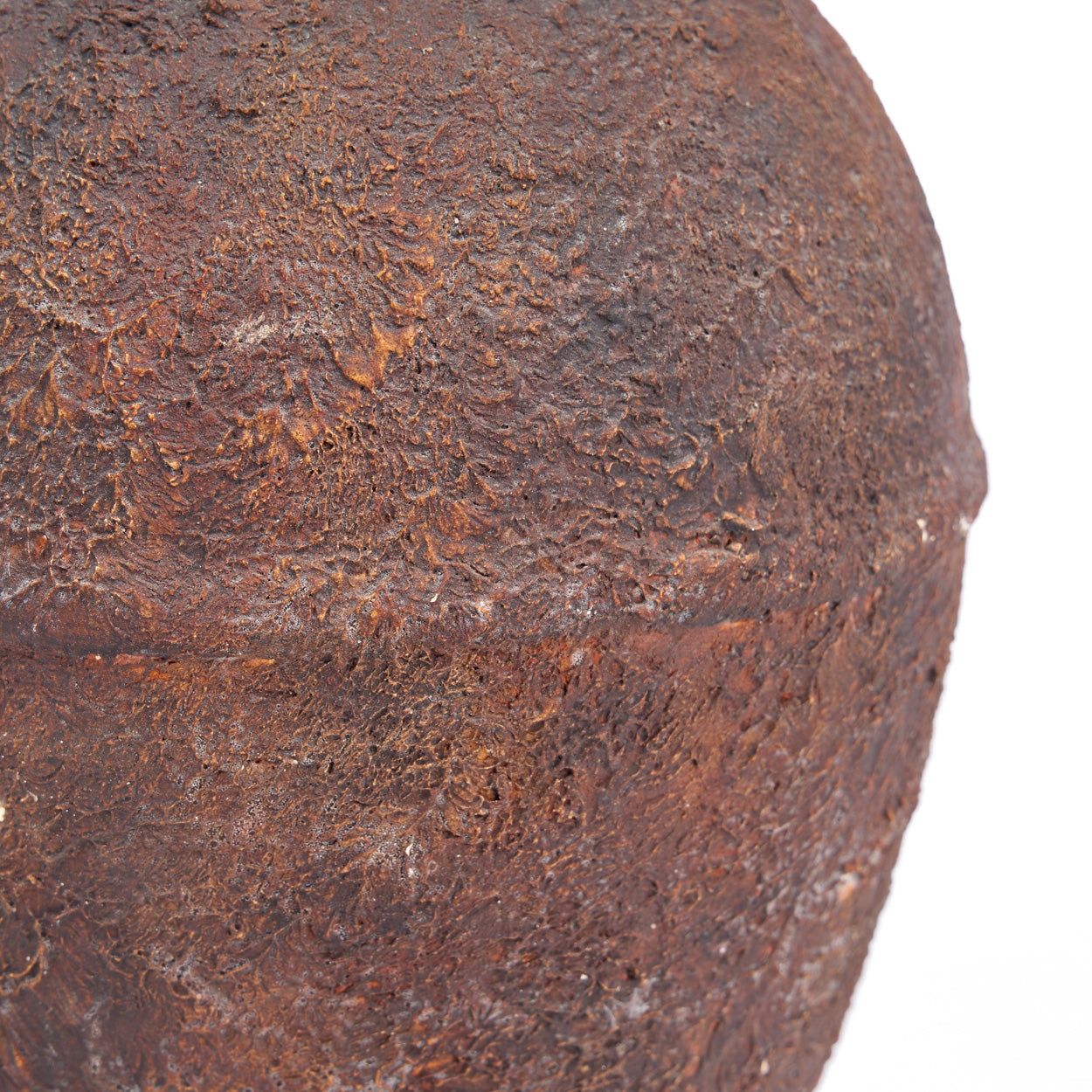 The Amphora Rustica Vase - Burgundy - H 30 CM
