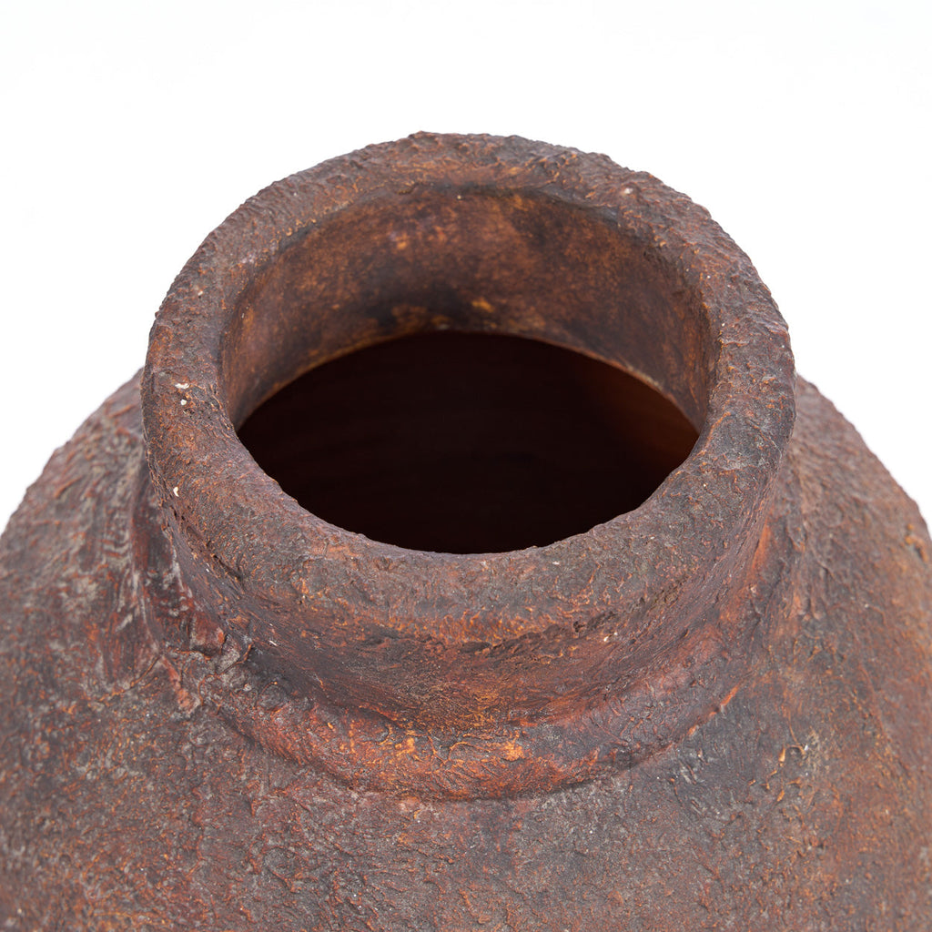 The Amphora Rustica Vase - Burgundy - H 30 CM