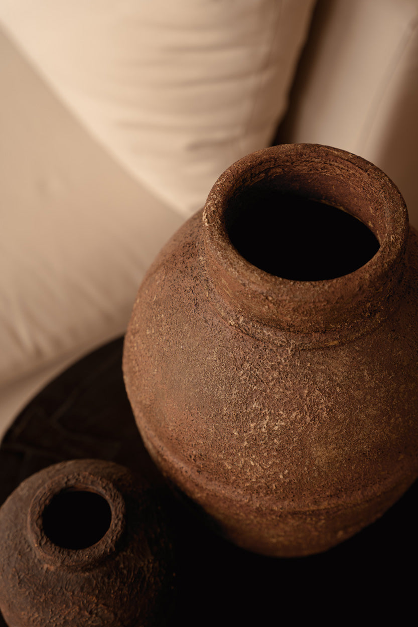 The Amphora Rustica Vase - Terracotta - H 40 CM