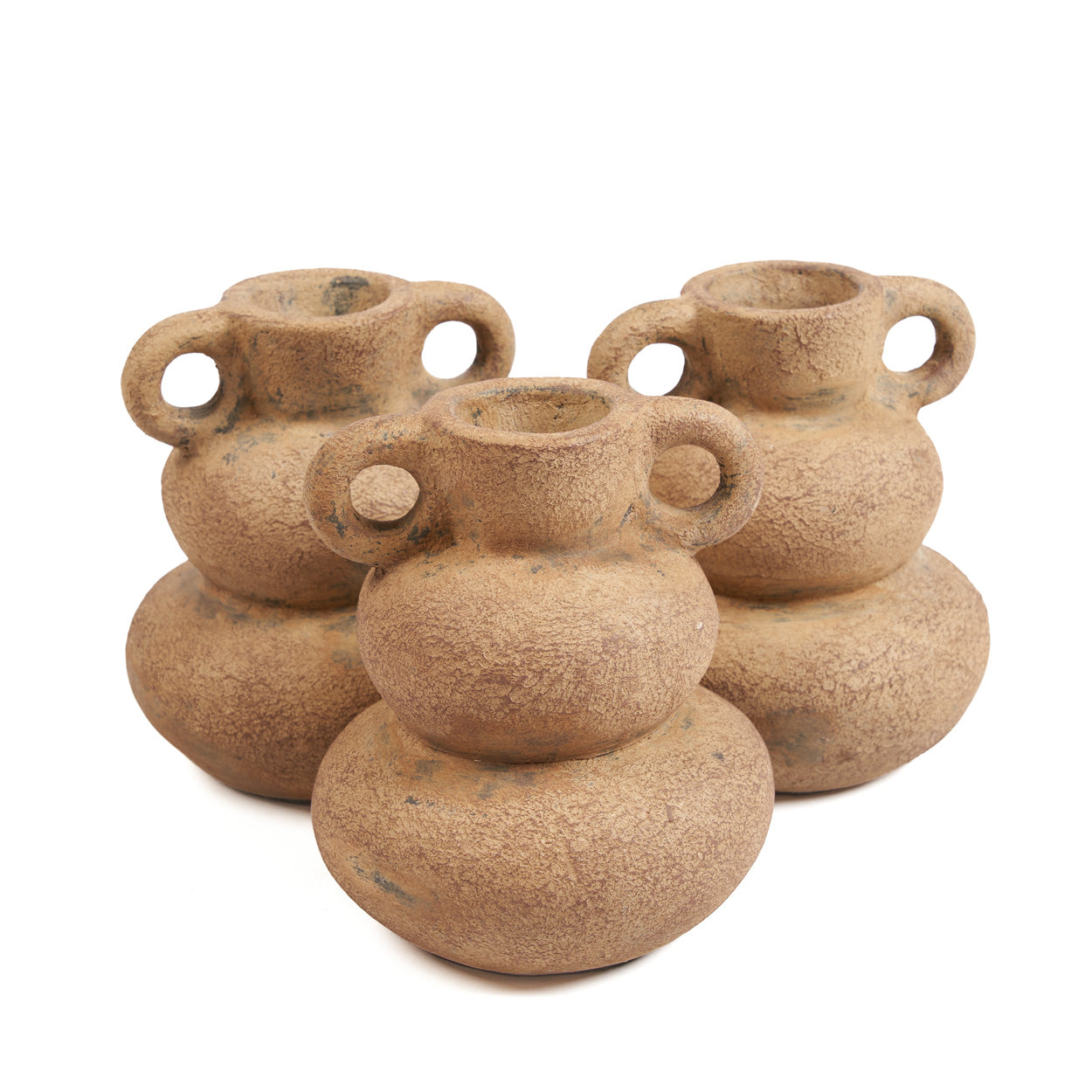 The Earthen Balance Vase - Sand - H 18 CM