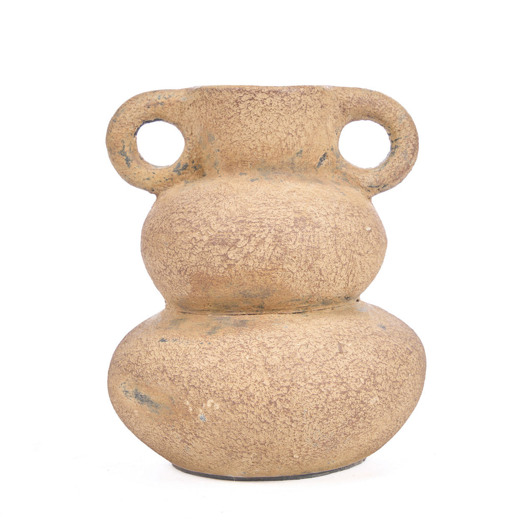 The Earthen Balance Vase - Sand - H 18 CM