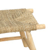 The Porto Seagrass Stool - Natural - 40 x 60, H 45